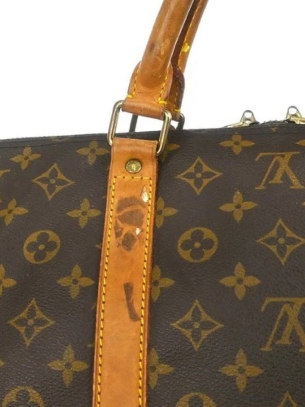 BUYIT02 LOUIS VUITTON MONOGRAM KEEPALL BANDOULIERE 60 M41412 VI0942 NQ06286 - Picture 3 of 16